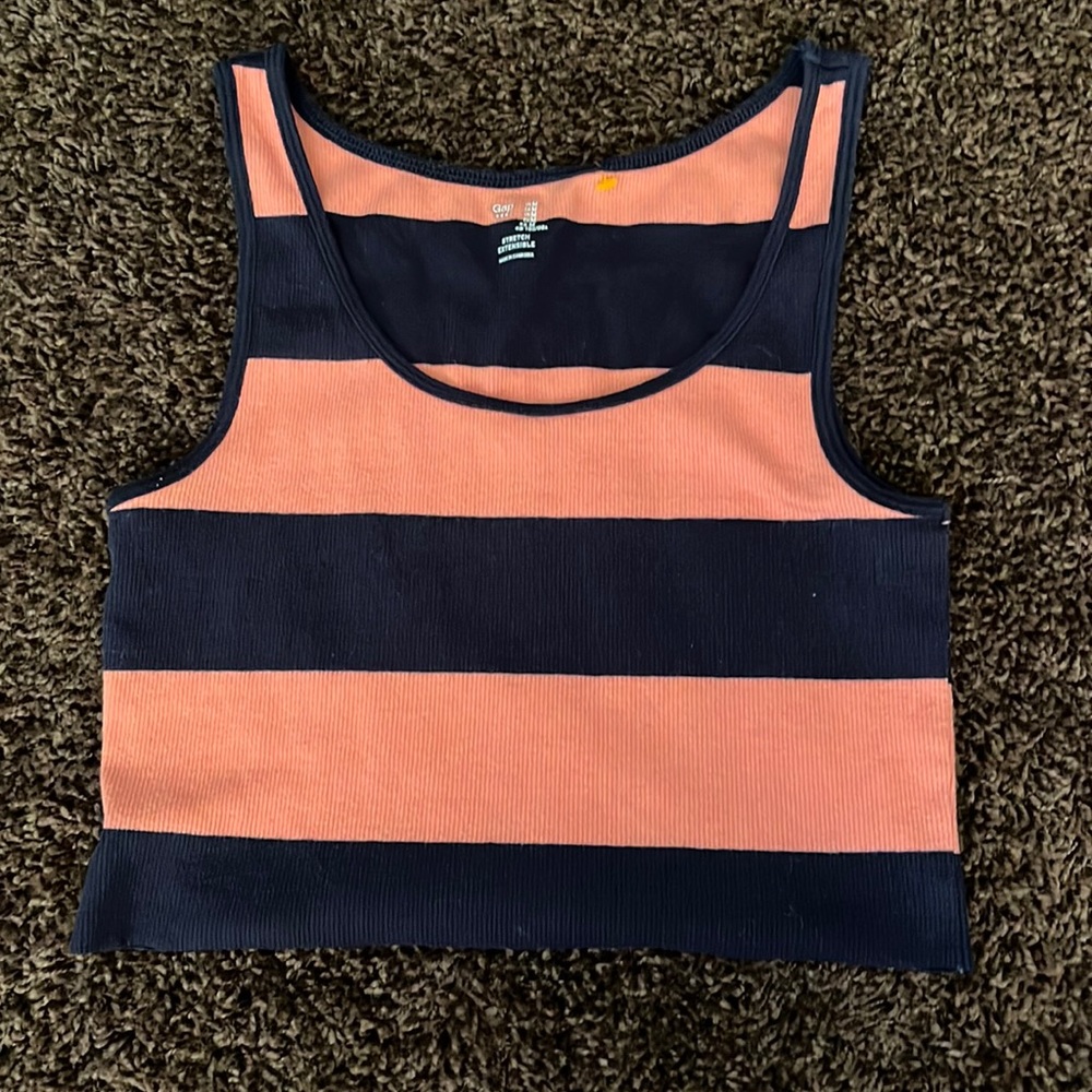 stripe Y2K top